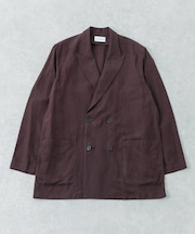 new basic SILK LINEN DOUBLE SHIRTS JACKET