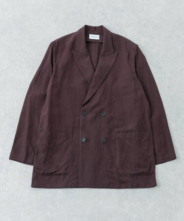 new basic SILK LINEN DOUBLE SHIRTS JACKET
