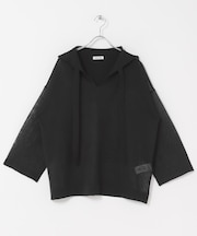 FORK&SPOON セーラーカラーシアーニットプルオーバー