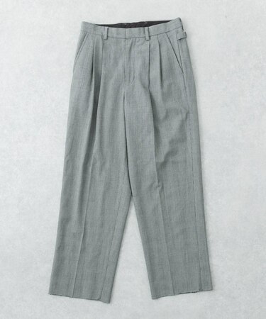 new basic HIGH TWIST WOOL TROUSER