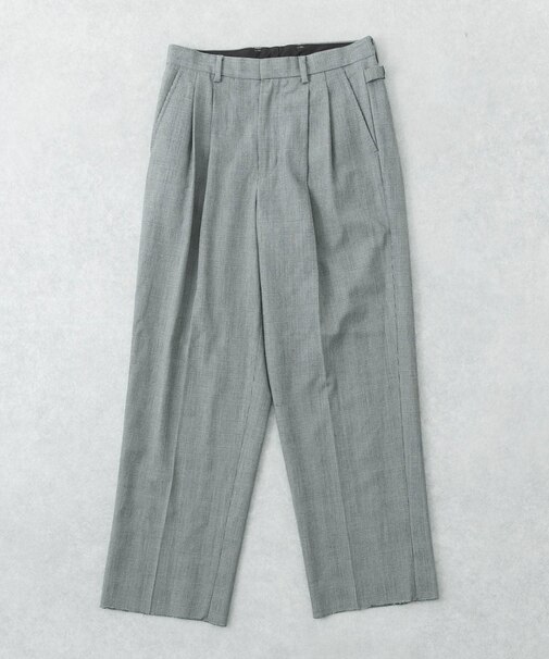 new basic HIGH TWIST WOOL TROUSER