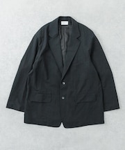 new basic HIGH TWIST WOOL SINGLE JACKET