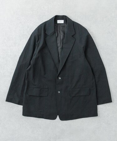 new basic HIGH TWIST WOOL SINGLE JACKET