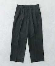 new basic　SILK LINEN TROUSER