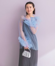 ANDRESD BLOOMING TULLE DRESS