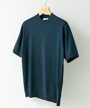 LIFE STYLE TAILOR ハイゲージクルーネック半袖ニット