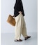 コットンリネンボリュームパンツ