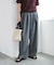 『仁村紗和さん着用』『3サイズ展開』『UR TECH』完声／涼ギャザーワイドパンツ