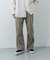 『洗濯可』WASHABLE CUPRO OVER PANTS
