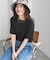 『仁村紗和さん着用』『UR TECH』サマシェアニットハーフスリーブプルオーバー