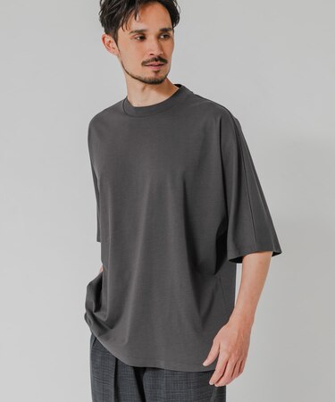 『防シワ』EVER LUSTER DROP LINE T-SHIRTS