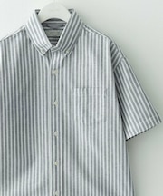 抗菌オックスボタンダウン半袖シャツ