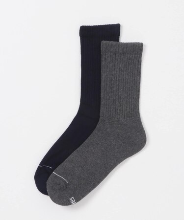 HANES クルーソックス2P