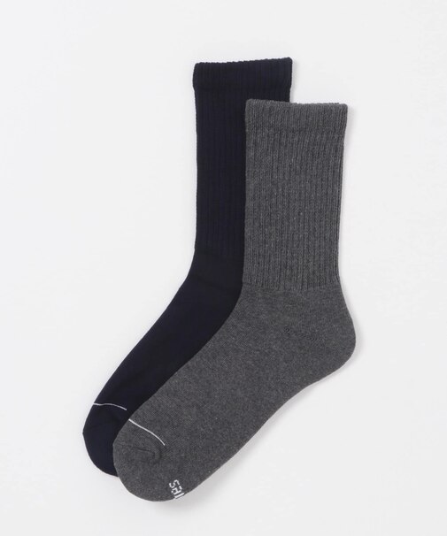 HANES クルーソックス2P