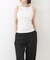 new basic　SIDE SLIT RIB TOPS