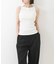 new basic　SIDE SLIT RIB TOPS
