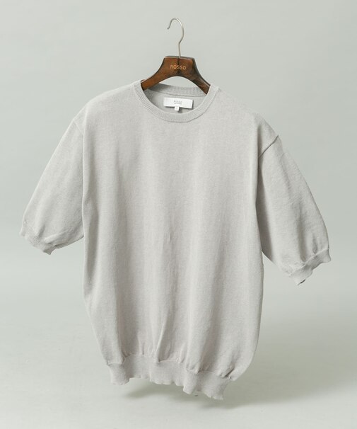 『UR TECH』AIRDRY半袖クルーニット