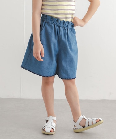 『150サイズあり』デニムキュロット(KIDS)
