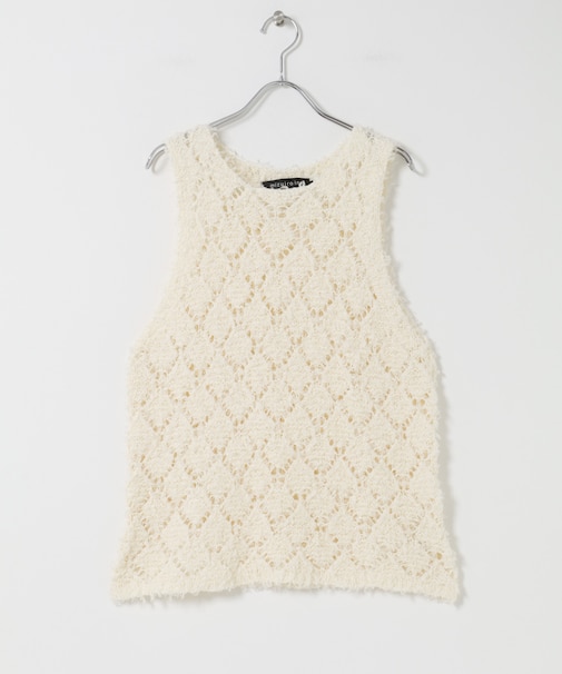 mizuiro-ind　PATTERNED VEST