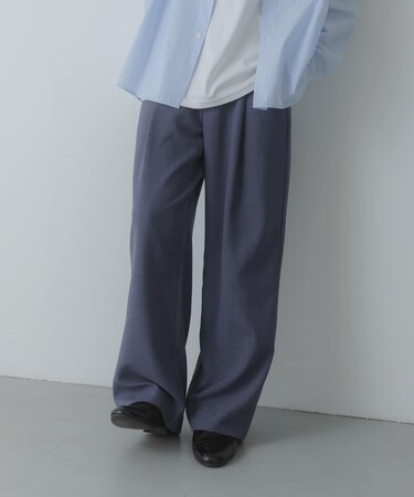 『UR TECH DRYLUXE』リネンライクワイドパンツ
