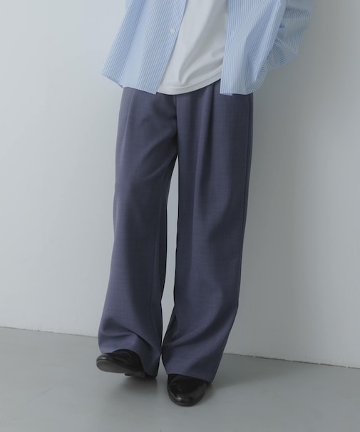『UR TECH DRYLUXE』リネンライクワイドパンツ