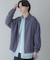 『UR TECH DRYLUXE』リネンライクジップブルゾン
