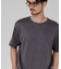 『洗濯可』LINEN NARROW TRIM T-SHIRTS