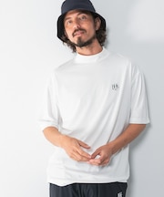 OOPS 吸水速乾モックネックTシャツ