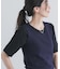 5分袖楊柳カットTシャツ