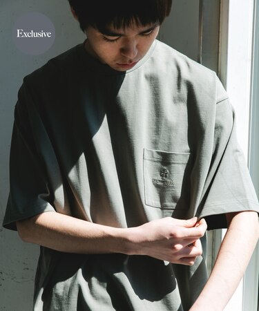 『別注』Snow Peak Apparel×DOORS　POCKET LOGO SHORT-SLEEVE T-SHIRTS