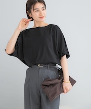 『ドラマ着用商品』UVカットクールタッチタックスリーブプルオーバー
