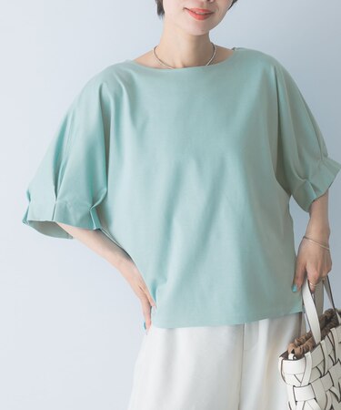 『ドラマ着用商品』UVカットクールタッチタックスリーブプルオーバー