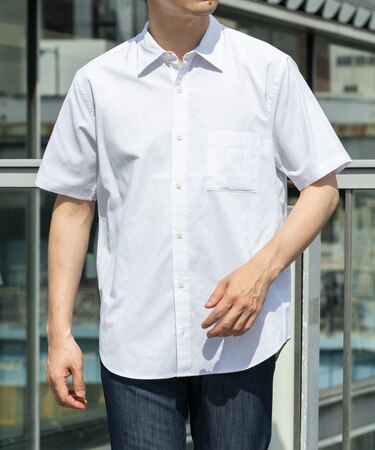 『イージーケア ／ XLサイズあり』ハイパフォーマンスリネン半袖シャツ