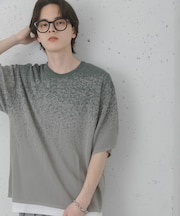 『洗濯可』エクストラルーズスプラッシュニットTシャツ
