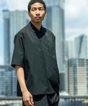 『洗濯可／防シワ／撥水』COOL DOTS SHORT-SLEEVE SHIRTS