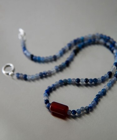SMELLY so’ blueaventurine necklace