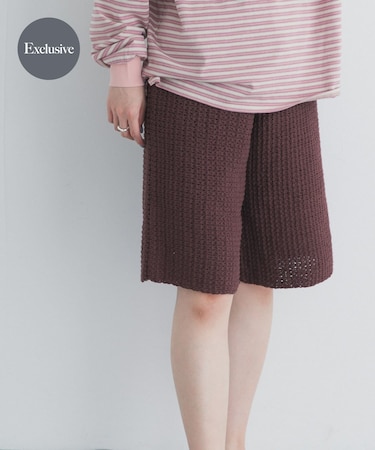 『別注』AFLOAH×DOORS KNIT SHORT PANTS