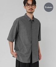 『別注』ATON×URBAN RESEARCH WOOL GAUZE SHORT-SLEEVE SHIRTS