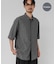 『別注』ATON×URBAN RESEARCH　WOOL GAUZE SHORT-SLEEVE SHIRTS
