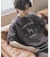 ヴィンテージグラフィックヘンリーネックTシャツ