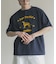 ヴィンテージグラフィックヘンリーネックTシャツ