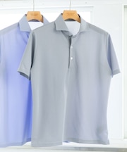 LIFE STYLE TAILOR トリコットセミワイド半袖プルオーバー刺し子