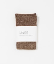 『着圧』MAEE　コンプレッショングリッターリブソックス