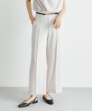 クールタッチ 防シワ ストレートパンツ