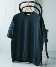 『吸水速乾/防シワ/抗ピリング/UVカット/イージーケア』DRYMIX クルーネック ショートスリーブ スウェットTシャツ