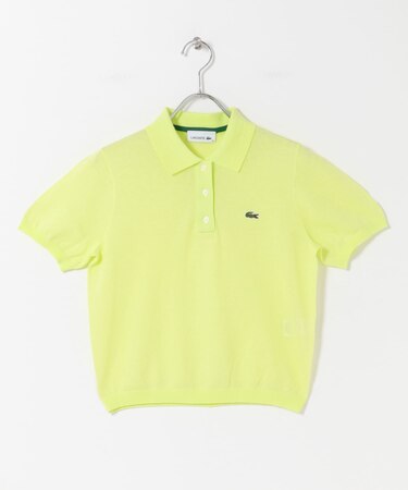 LACOSTE ラメニットポロシャツ