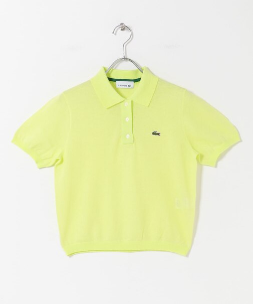 LACOSTE ラメニットポロシャツ
