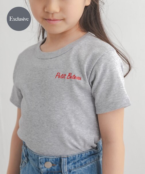 『別注』PETIT BATEAU×DOORS 刺繍ロゴTシャツ(KIDS)