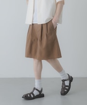 ピンストライプワイドバギーショーツ