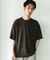 コットンレーヨンクルーネック ショートスリーブ Tシャツ